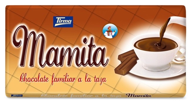 Chocolate CanarioTirma Familiar Mamita 200g Tableta para Fundir y a la Taza