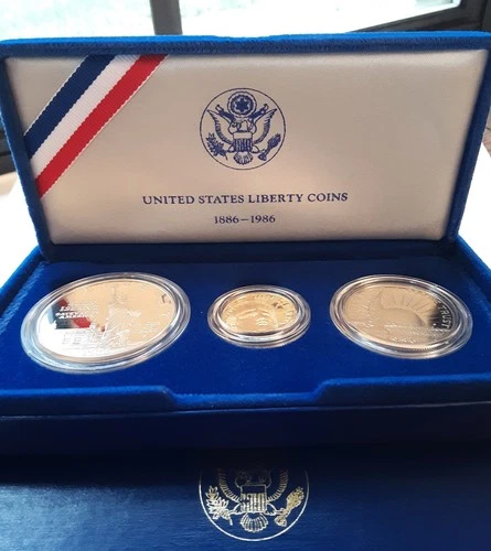 1986 U.S. Liberty Coins Proof Set - Gold - Silver - Clad