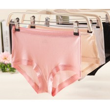 4 Pack 100 Mulberry Silk Women Panties Briefs Underwear Lingerie SG002