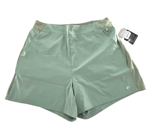 The American Outdoors Herren Damen Performance Shorts XL grün UPF Wandern NEU