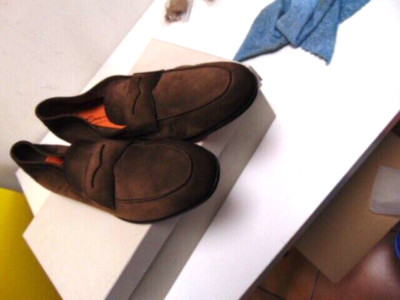 SANTONI MOCASSINO GOODYEAR CAMOSCIO TG 41  750,00 CART. SAN-AA21p