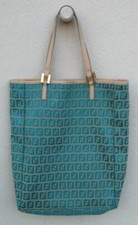Borsa in tela azzurro - turchese Fendi 3677 8BH006 028 - Usata - Ottima