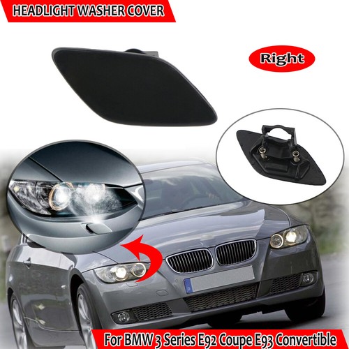 For 2007-2010 BMW 3 Series E92 E93 Coupe Front Bumper Headlight Washer Cap Cover - Picture 13 of 38