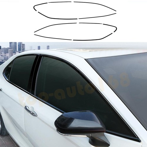 Glossy Black Car Window Molding Strip Cover Trim 10PC For Toyota Camry 20182021 eBay