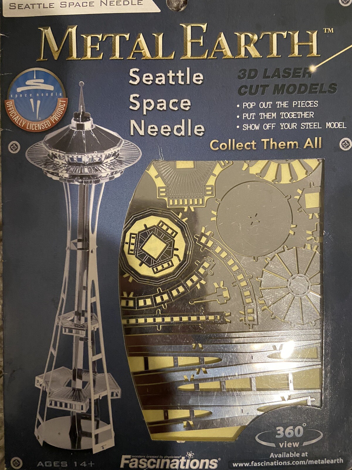 Fascinations Metal Earth 3D Laser Cut Steel Model Kit - WA Seattle ...