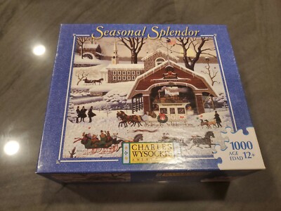 ENTRY) ‘twas the twilight before Christmas. Wysocki, Buffalo, 1000 pieces. Need a magnifying