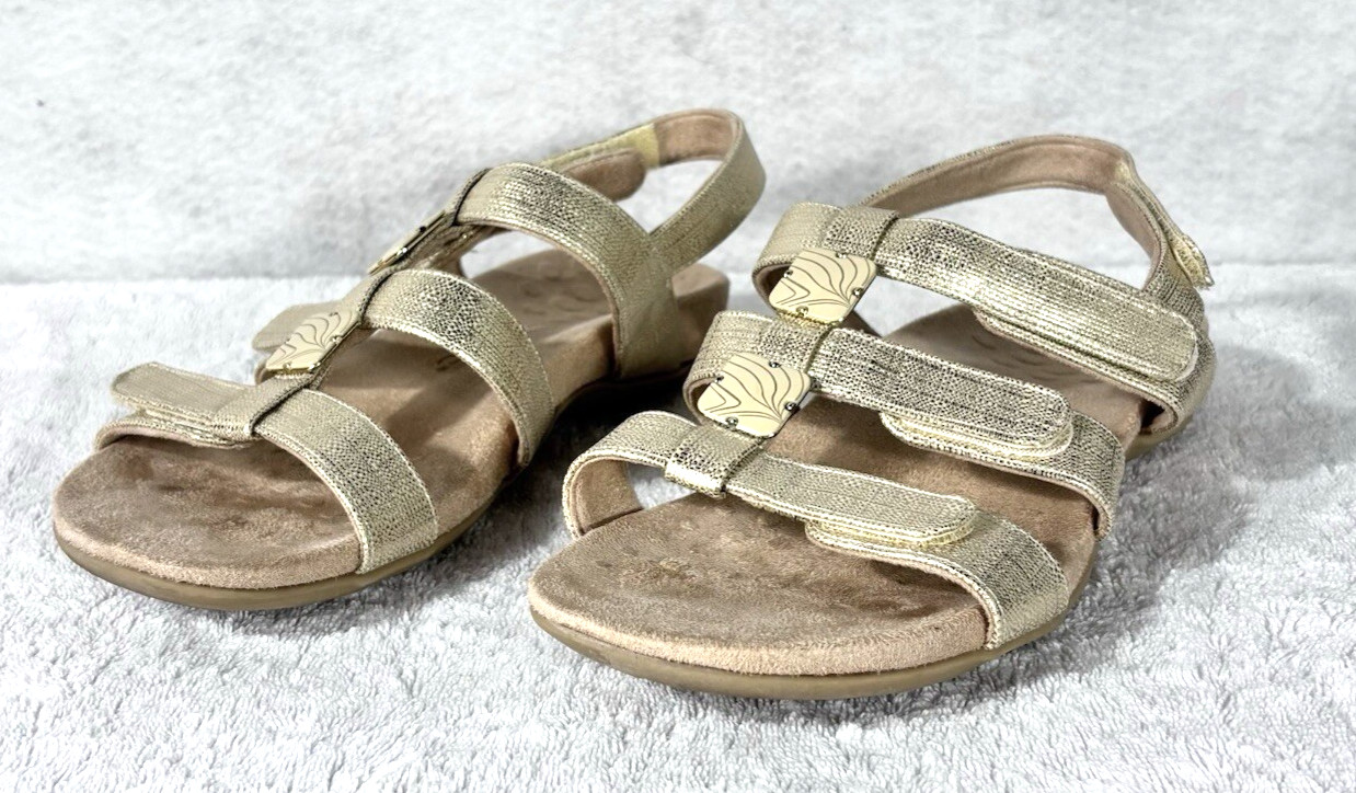 Vionic Amber Adjustable Ankle Strap Orthaheel Gol… - image 2