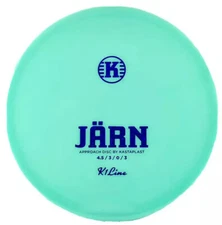 RARE RECALLED Kastaplast 1st Run Jarn K1 Line Disc Golf Mint & Blue Shatter Foil