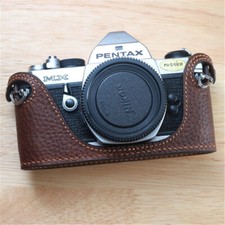 Genuine Leather Retro Half Case for Pentax MX Camera Handmade Protective Cover