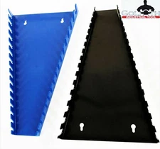 32 WRENCH GOLIATH INDUSTRIAL MOUNTABLE RACK HOLDER ORGANIZER TRAY SET BLUE/BLACK