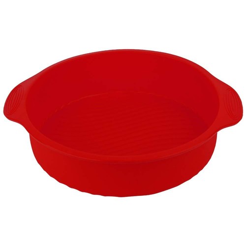 Silicone Round Cake Baking Pan Heat-Resistant Mold for Layer Desserts Red - Picture 6 of 9