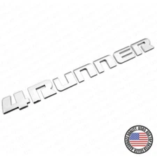 For Toyota 4Runner Liftgate Emblem Badge Logo Tailgate Rear Letter Chrome