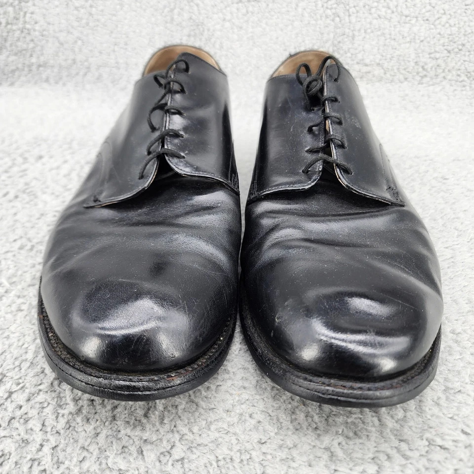 Zapatos de vestir militares vintage Wolverine para hombre talla 13,5 R cuero negro 1995 Foto 2 de 4