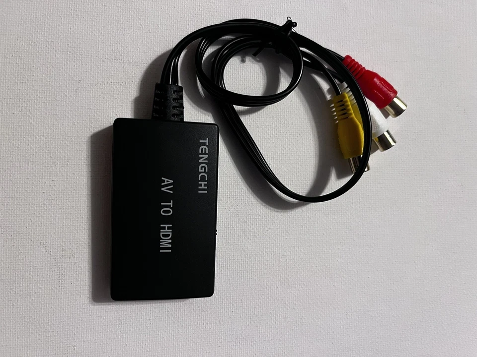 RCA AV to HDMI HD Converter Composite CVBS Audio Video Adapter Wii NES SNES - Image 3 of 3