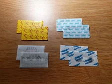 DOUBLE EDGE RAZOR SAMPLER - TOP BRANDS- FEATHER, ASTRA, DERBY, SHARK (8 BLADES)