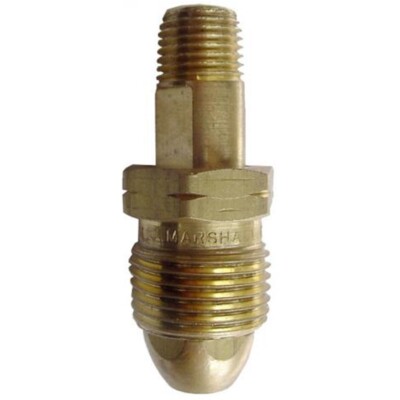 Marshall Excelsior ME318, Full Flow POL Prest-O-Lite x 1/4'' MNPT 7/8'' Hex, Brass