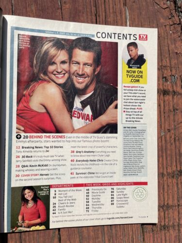 TV Guide Magazine Heroes Guide To Season 2 2007 Hayden Panettiere Kristen Bell - Picture 2 of 3