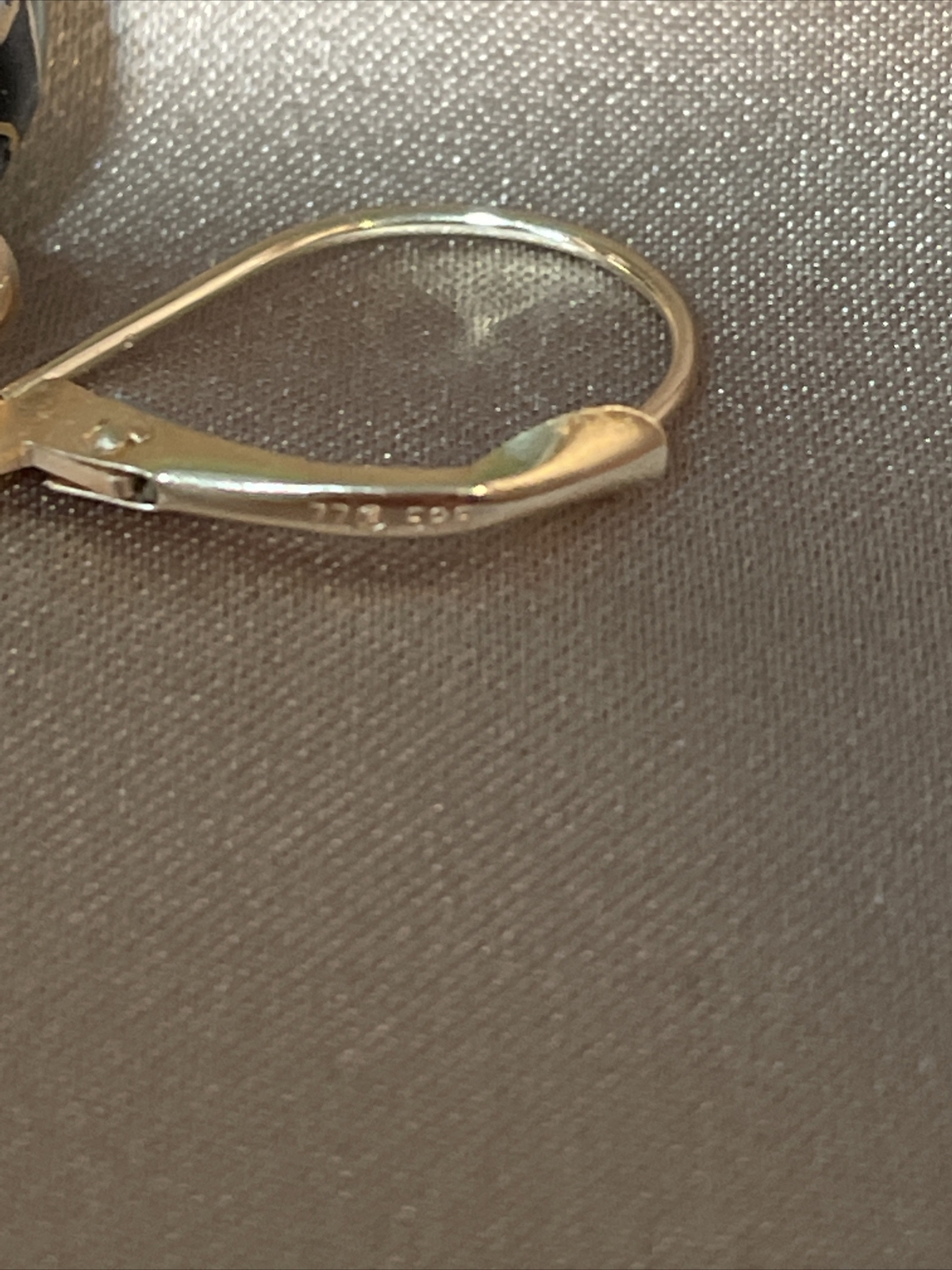 Solid 14k Cloisonné Dangle Earrings - image 6