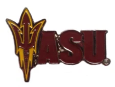 ASU Pins Arizona State Sun Devils Pins Trident Logo College NCAA Collector Pin