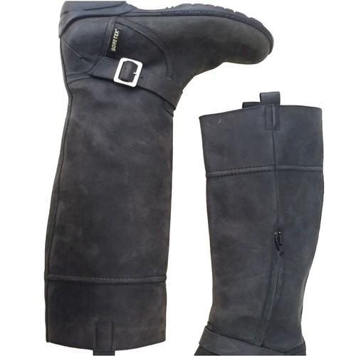 Costume National Motorcycle Moto Engineer Boots Womens Sz 40.5 Gortex Black RARE - Picture 2 of 8