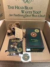 1993 BOYDS BEARS UNCLE ELLIOTT MEMBERSHIP KIT BEAR, FIGURINE,  PIN