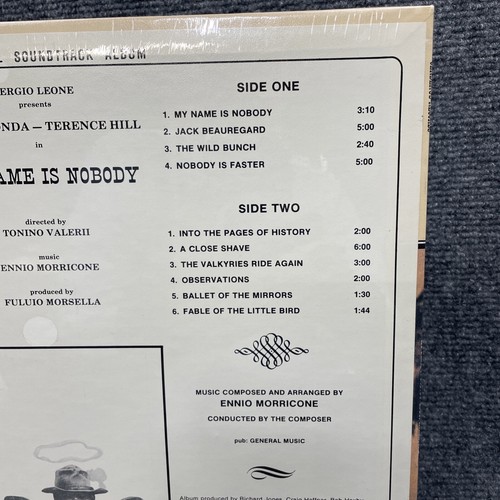 Ennio Morricone "My Name Is Nobody" (1979 Cerberus Records LP) OST Sealed Copy - Picture 7 of 7