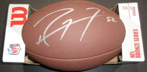 Ray Lewis Baltimore Ravens Signed Autographed Wilson Football