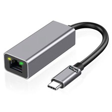 Gigabit Ethernet USB-C Adapter - 10/100/1000Mbps - Perfect for Travel
