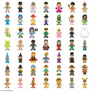PAPER DOLL DRESS UP Cricut Cartridge 