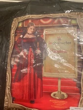 NWOT Incharacter Gothic Vampiress Victorian Costume Adult Size 3XL Red & Black