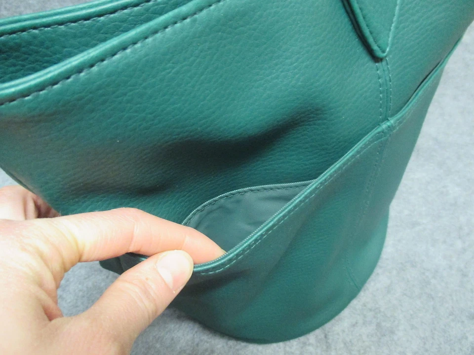 Elizabeth Arden Girasoles Bolso de Mano Saco Bolso de Hombro Playa Verde Imitación Cuero Foto 3 de 4