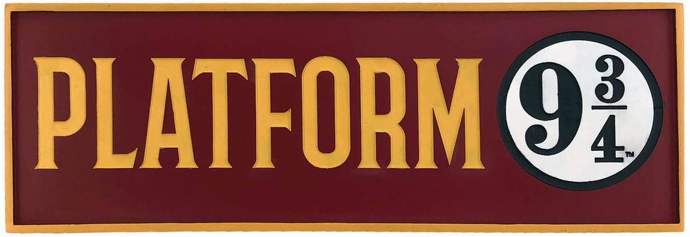 Platform 9-3/4 Decorative Sign - Harry Potter Decorative Home Décor - Handing...