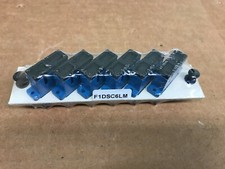 NEW Fiber Optic 6 Port SC Simplex Optical Patch Panel Adapter