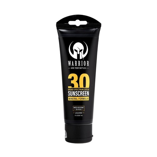 Warrior SPF 30 Sunscreen Lotion with Mineral Formula Sensitive Skin 3 oz - 第 1/8 張圖片
