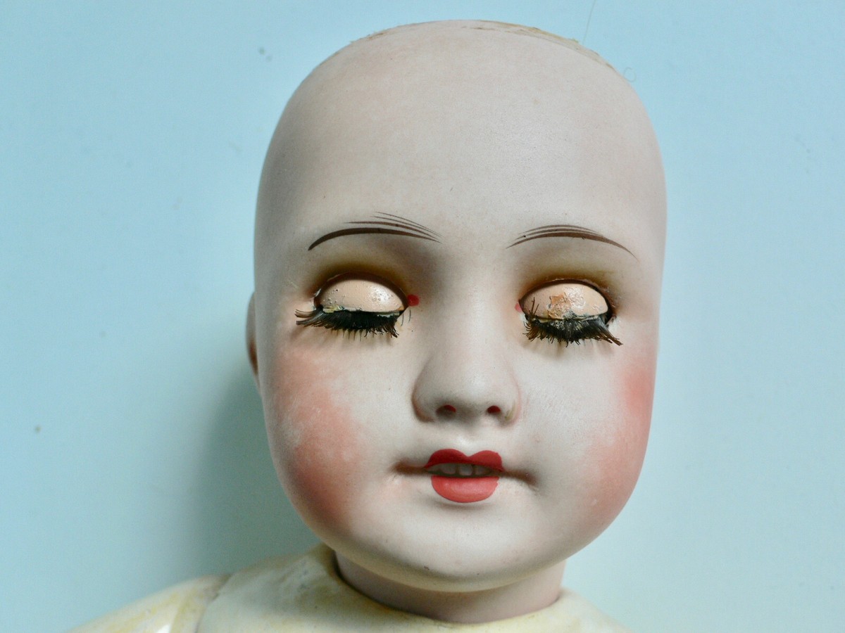 Poupée Ancienne Tête Biscuit SFBJ 301 – Époque Unis France, 48 Cm