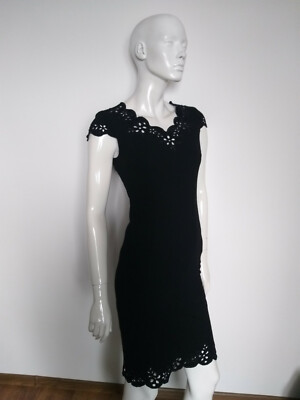 ESCADA schwarzes Bodycon Kleid Gr.S
