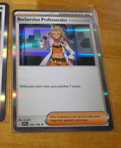Recherches Professorales (Professeure Olim) - Reverse 189/198 - Ecarlate et Violet - Fantasy Sphere Recherches Professorales (Professeure Olim) - Reverse 189/198 - Ecarlate et Violet - Fantasy Sphere