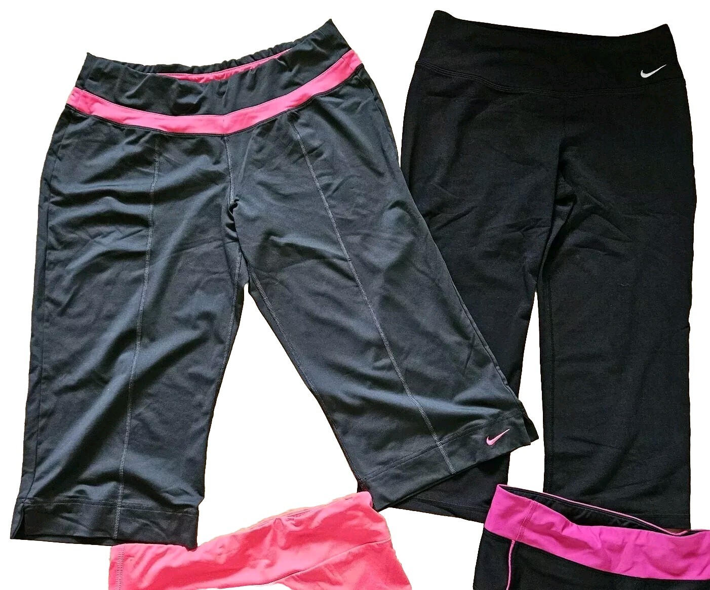 ALTRA Lotto leggings da donna taglia media Capri rosa e nero Nike & altre marche