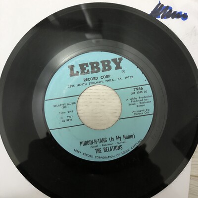 Northern Soul Vinyl Relations Puddin-N-Tang