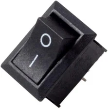Rocker Switch 2 PIN ON-OFF SPST 125VAC/10A 250VAC/3A 21x15mm BLACK KCD1 2/5/10PC