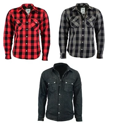 Motorrad HERREN LUMBERJACK BIKE Hemd Holzfäller Motorrad Aramid Hemd Biker Hemd - Bild 1 von 4