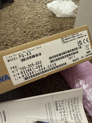 1PCS PG-X3 1PCS Brand New Yaskawa PG-X3 Frequency Converter Fast delivery