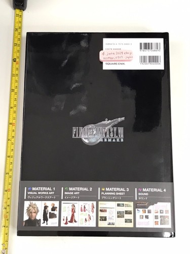 Final Fantasy VII 7 Remake Material Ultimania art Book Square Enix game visual - Picture 2 of 4