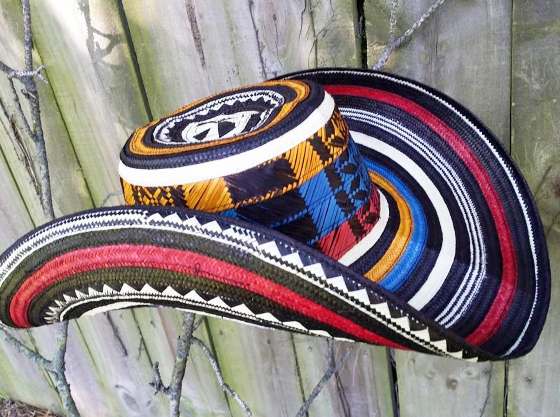 HAT~~FINO SOMBRERO VUELTIAO~~COLOMBIA, FLAG COLORS ALL SIZES AVAILABLE | eBay