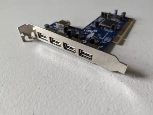Mac 4+1 Port USB 2.0 PCI Expansion Card, No Drivers Needed, Works with OS 9.2.2+