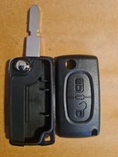 CLE PLIP pour PEUGEOT 2 boutons 205 305 405 406 modèle CE0523 COQUE TELECOMMANDE