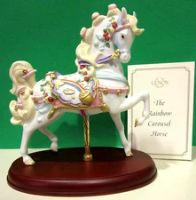 LENOX 1998 RAINBOW CAROUSEL Horse sculpture  -- -- NEW in BOX with COA