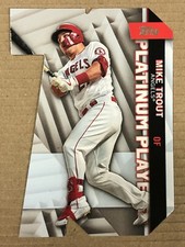 2021 Topps Series 1 MIKE TROUT Platinum Players Die-Cut Angels #PDC-1