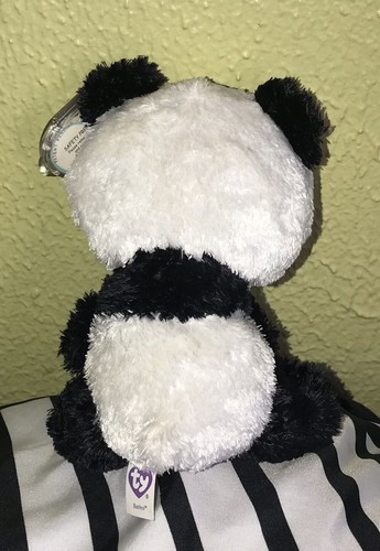 TY BEANIE BOOS, BAMBÚ, PANDA DE FELPA DE 6,5"" 2011 CON ERROR DE NOMBRE RARO, ¡SÚPER DIFÍCIL DE ENCONTRAR!!¡! - Imagen 10 de 20