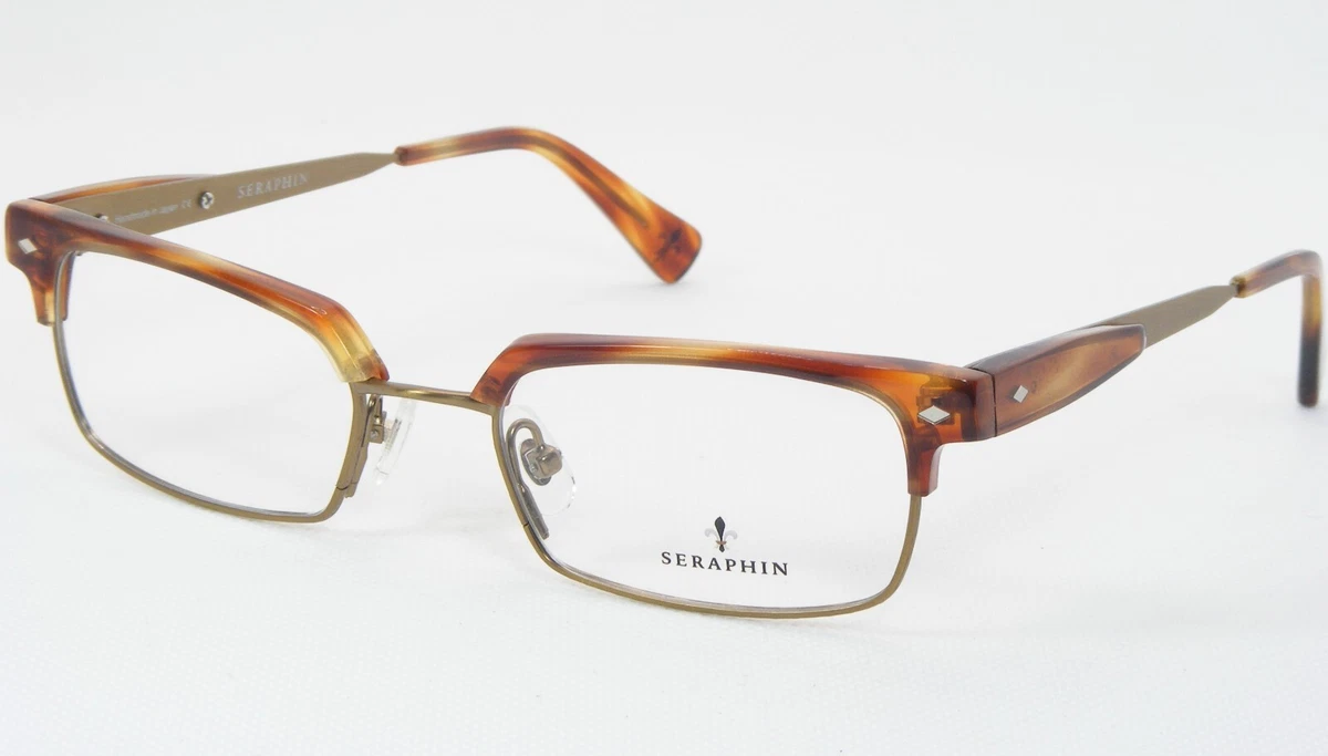 SERAPHIN by OGI FREMONT 8518 HAVANA ANTIQUE GOLD EYEGLASSES